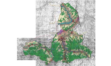 Studies of spatial development and land use